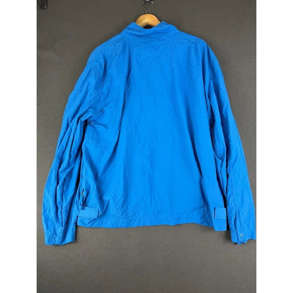 Polo Sport Ralph Lauren Mens Blue Windbreaker Jacket Performance XL Full Zip